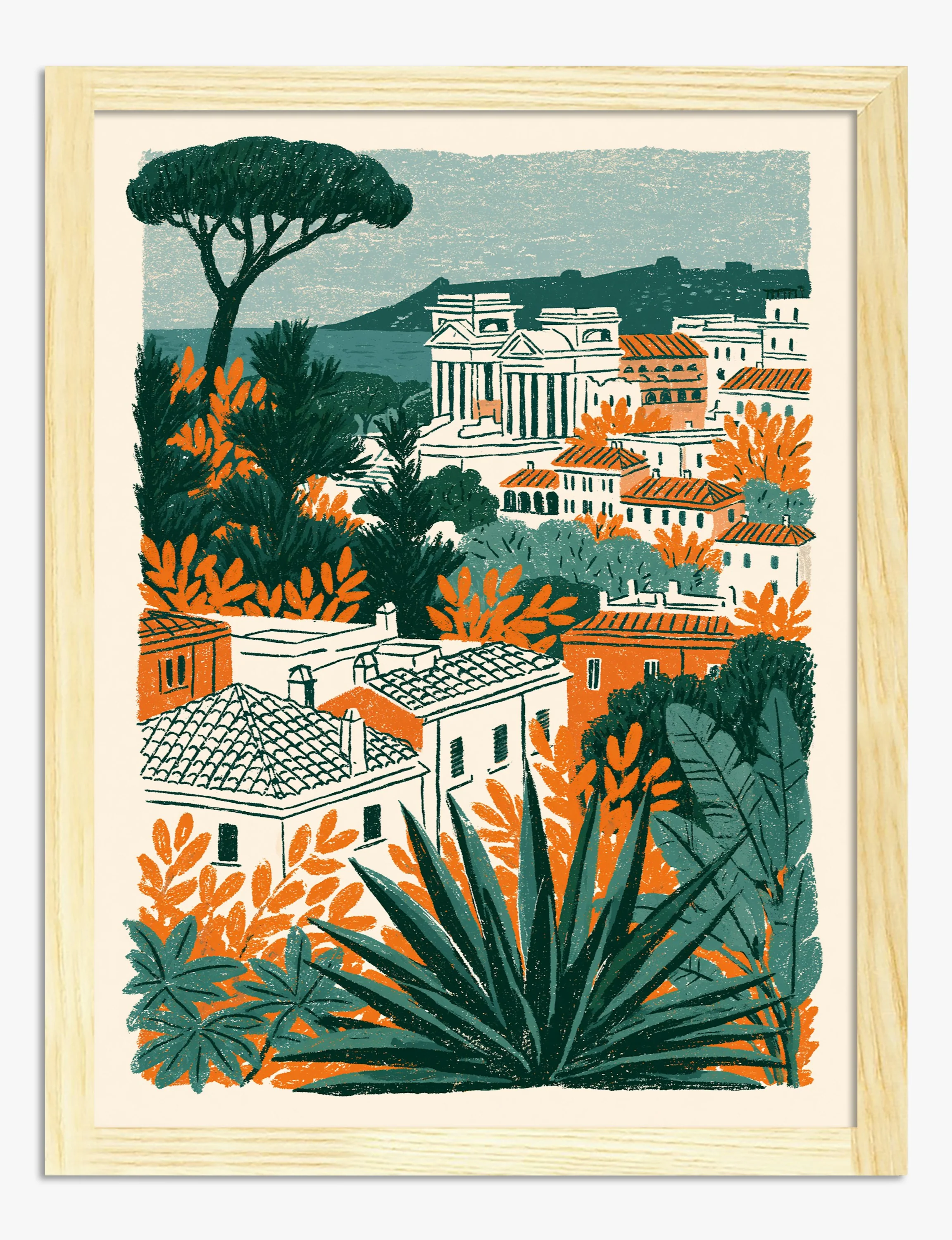 Rooftops Art Prints